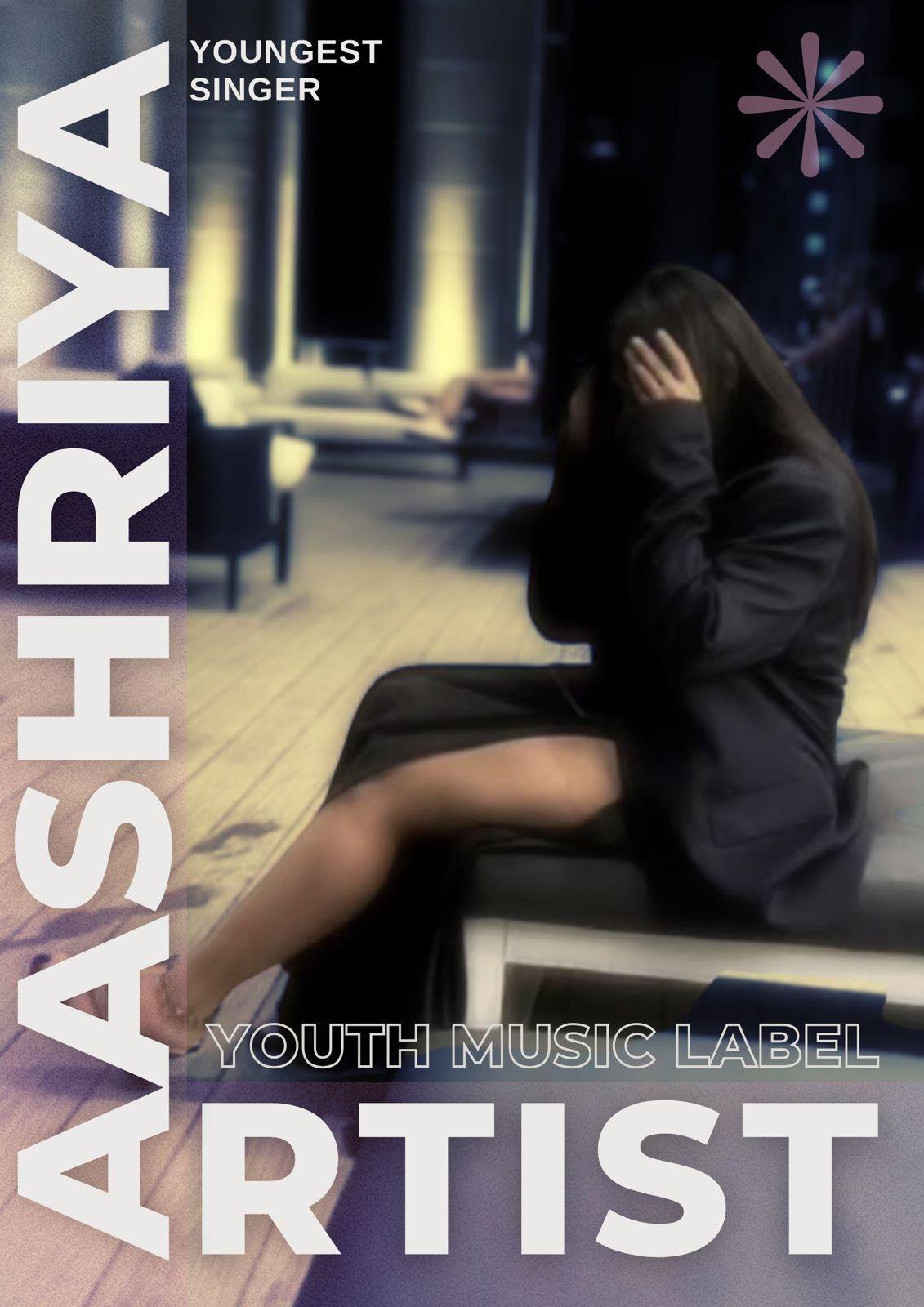 Aashriya, youngest singer on the YOUth Music Label