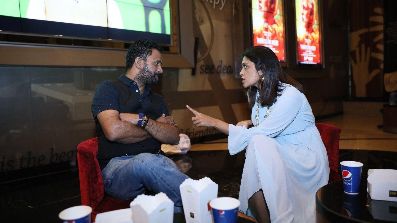 A conversation at a cinema screening