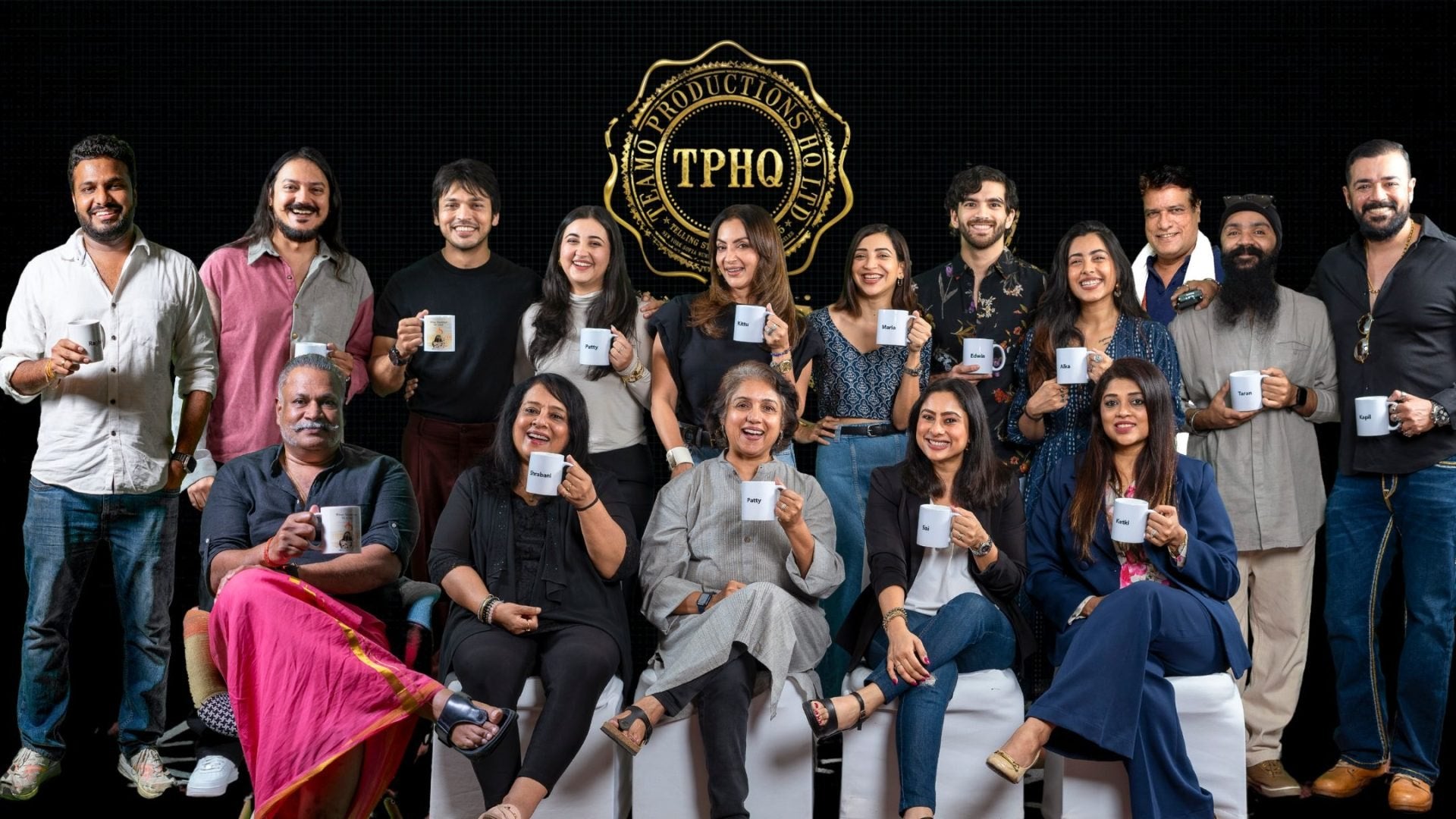 The TPHQ family: writers, directors, actors and crew of Teamo Productions HQ